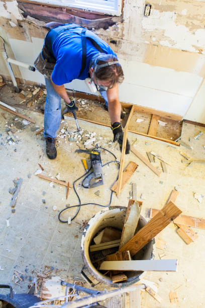 istock Man Tearing Out a Kitchen During Home Renovations 1170131297