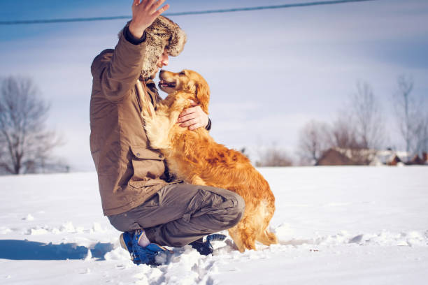 istock Winter time with my dog 1170146806