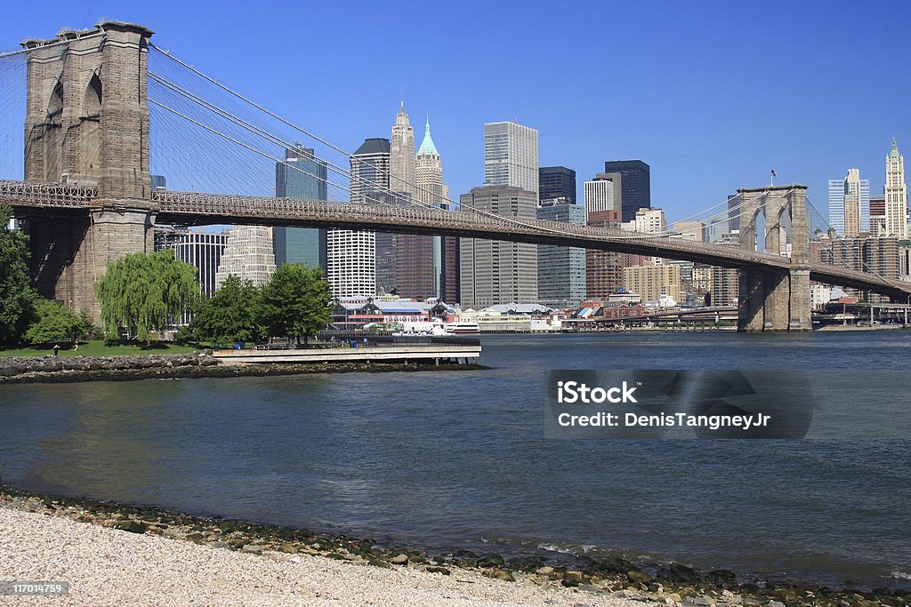 Бруклинский мост, Нью-Йорк - Стоковые фото Архитектура роялти-фри
