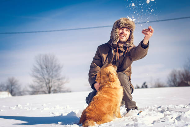 istock Winter time with my dog 1170149180