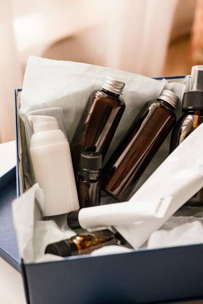 istock Beauty box set of natural cosmetics 1170150562