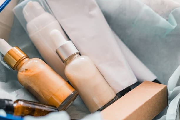 Beauty box set of natural cosmetics