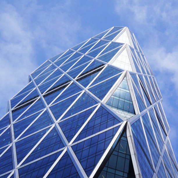 istock Downtown, part of a Skyscraper close-up, bottom view 1170152662