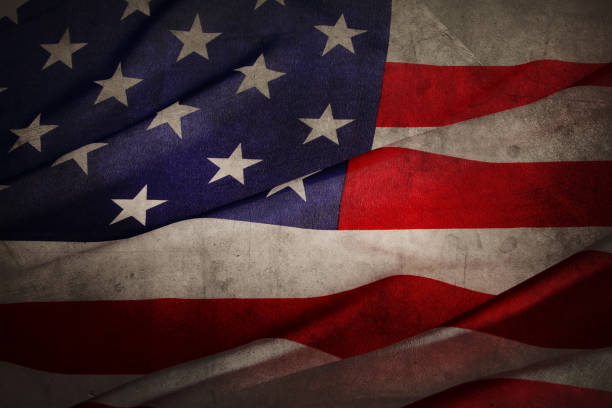 istock Grunge American flag 1170158499
