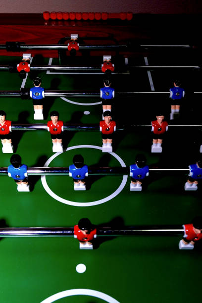 istock Arcade table soccer with tools for playing for office and home game. 1170161487