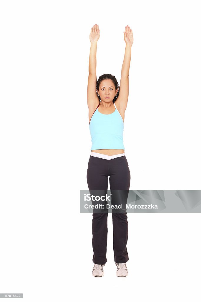Femme de faire de l'exercice - Photo de Adulte libre de droits