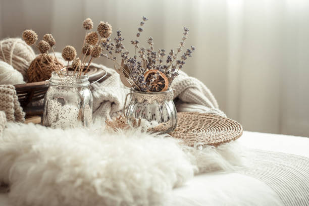 istock Autumn still Life home decor in a cozy house. 1170165847