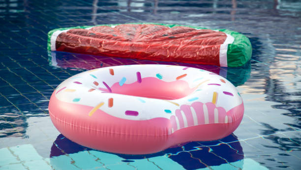 istock Inflatable accessories for swimming in the pool 1170167787