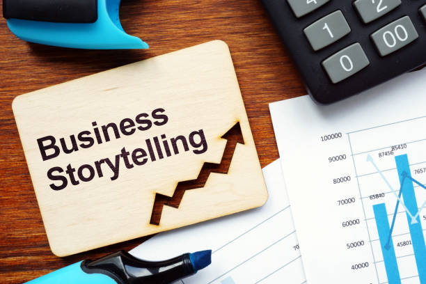 istock Writing note shows the text Business Storytelling 1170172885