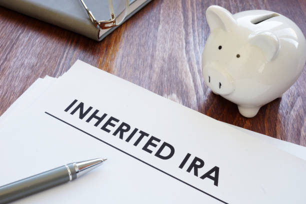istock Conceptual photo showing printed text inherited ira 1170172955