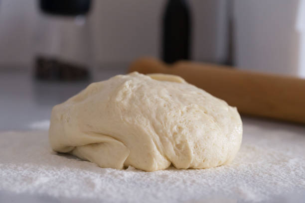 istock Food, dough for bread and pizza 1170174389