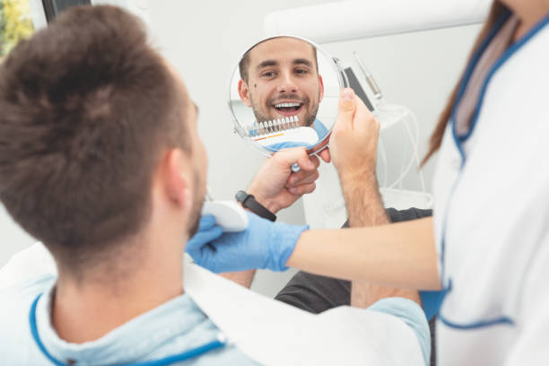 istock Handsome young man in stomatology clinic 1170174768