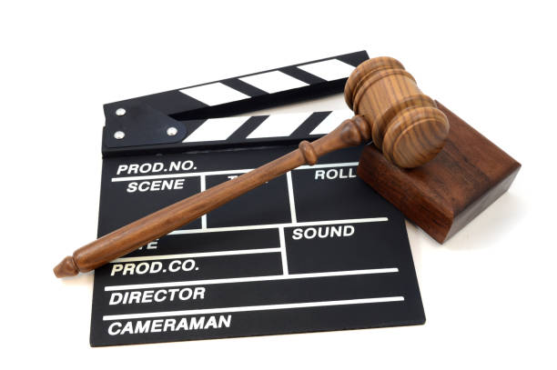 Movie Industry Laws stock photo