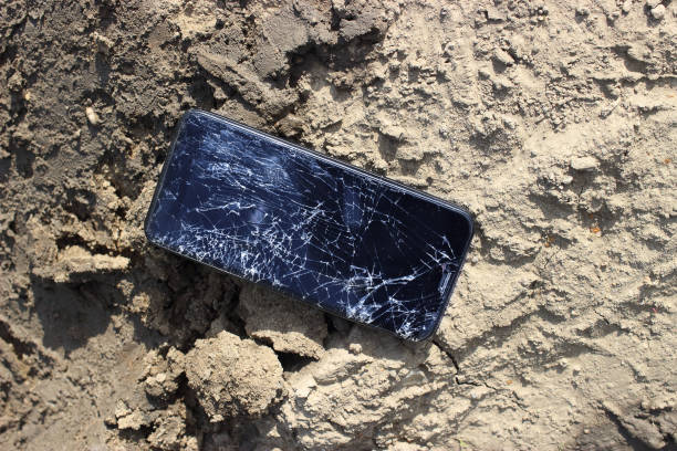 istock The smartphone with a broken display. Cracks and damage to the device. 1170176457