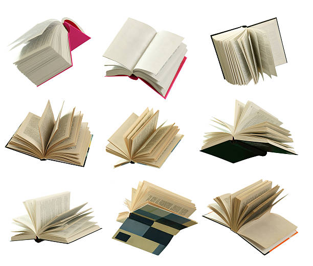 istock Open books in a variety of orientations 117017663