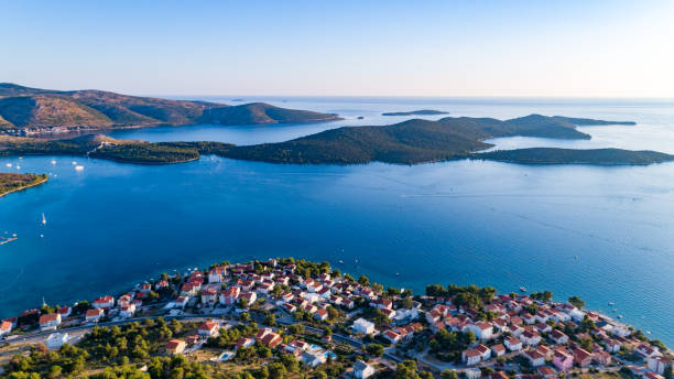 istock Beautiful aerial mediterranean view in Croatia 1170177580