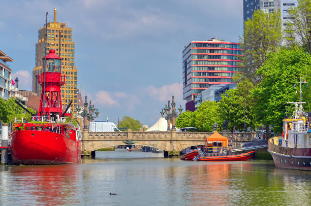 istock Canals and waterways in Rotterdam, the Netherlands 1170177978