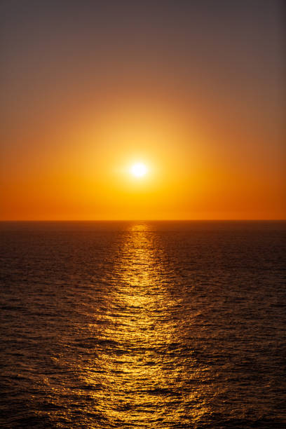 istock Beautiful sunset on horizon at atlantic sea 1170179950