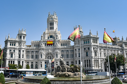 Cibeles Palace in Madrid, Spain