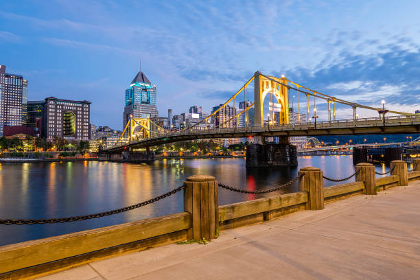 istock Blue hour from the Allegheny Landing 1170185585