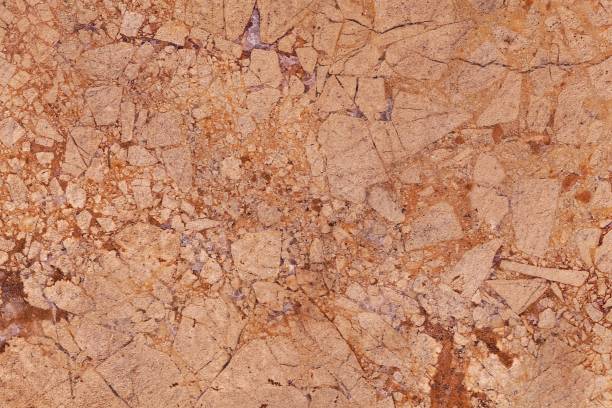 istock Surface of a brown dolomitic limestone breccia 1170187361