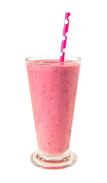 istock Fresh berry mix smoothie in a tall glass 1170188807