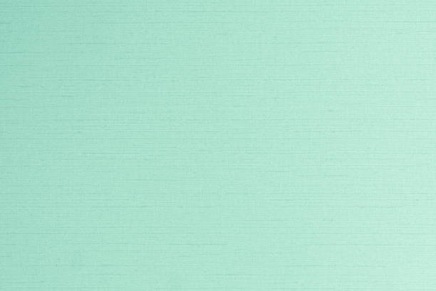 istock Cotton linen fabric textile woven textured backdrop in pastel light green blue mint color 1170192218