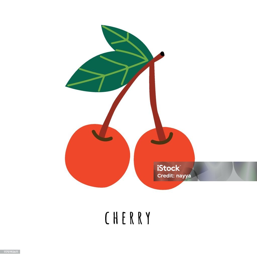 Cherry Fruit Flat Vector Illustration Stock Illustration - Download Image Now - Fruit, Cartoon, Cherry - iStock Cherry Fruit Flat Vector Illustration Stock Illustration - Download Image Now - Fruit, Cartoon, Cherry - iStock
