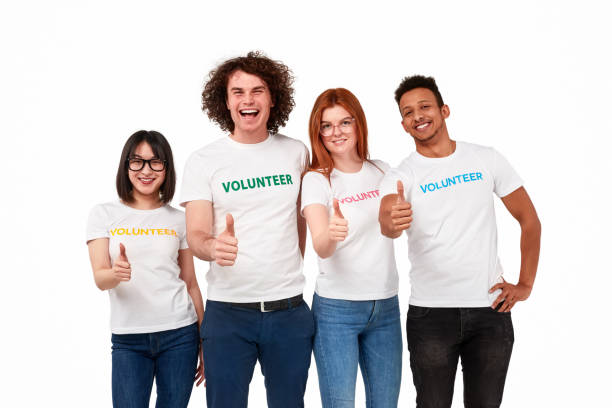 istock Diverse volunteers gesturing thumbs up 1170192987