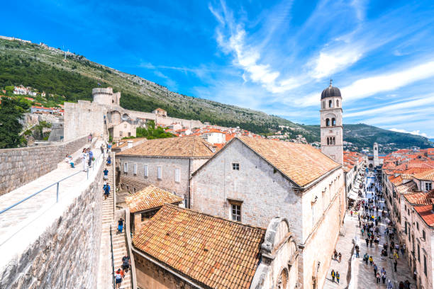 Croatia, Dubrovnik, Fortress Lovrijenac, National Landmark, Adriatic Sea