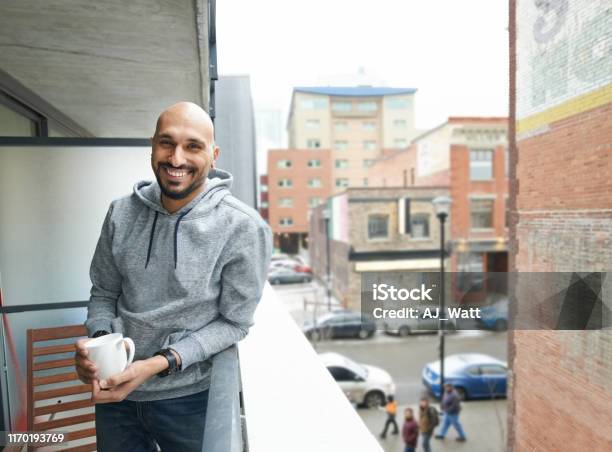 Best Place To Have A Coffee Stock Photo - Download Image Now - Men, Apartment, People