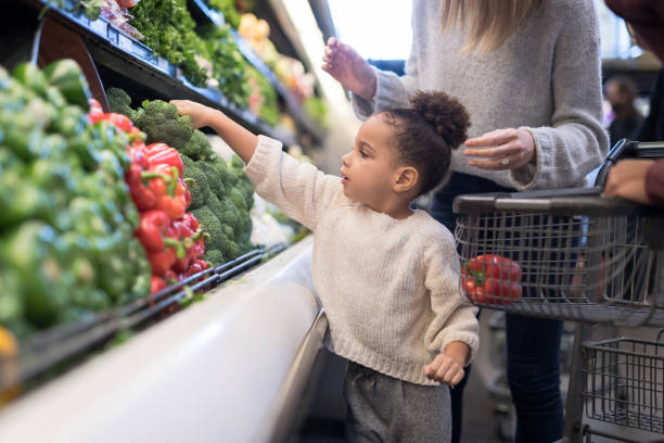 1,800+ Black Woman Grocery Shopping With Cart Stock Photos, Pictures ...