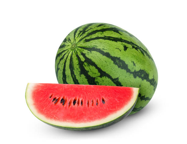 istock whole and sliced watermelon isolated on white background 1170207731