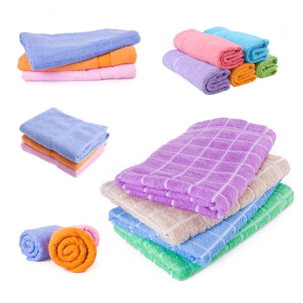 istock towel or bath towel on a background 1170211484