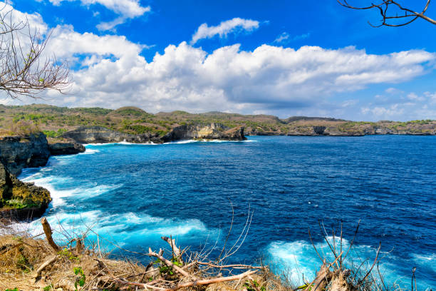 istock Broken beach, Nusa Penida ,Indonesia. Rock coastline 1170211508