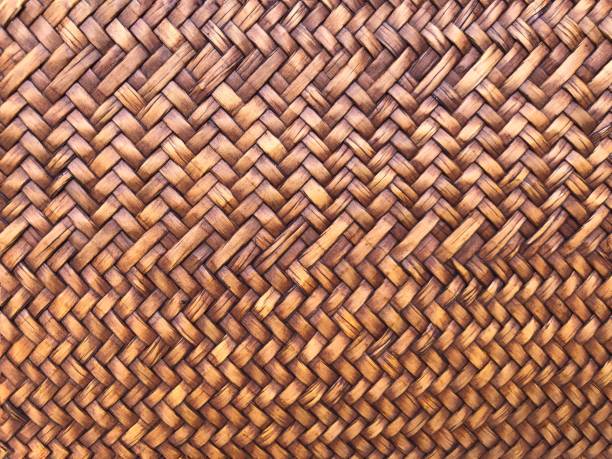 istock Beautifully woven rattan pattern 1170216675