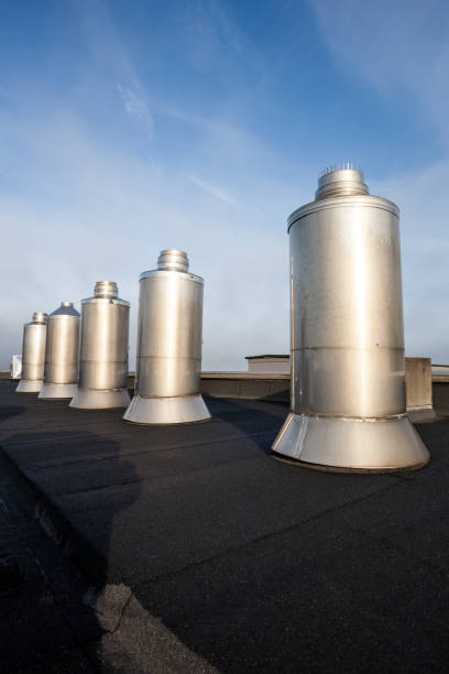 istock Chimney on the roof 1170222825