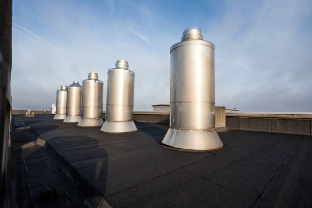istock Chimney on the roof 1170222831