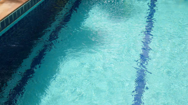 istock Close up blue water in swim pool. 1170227973