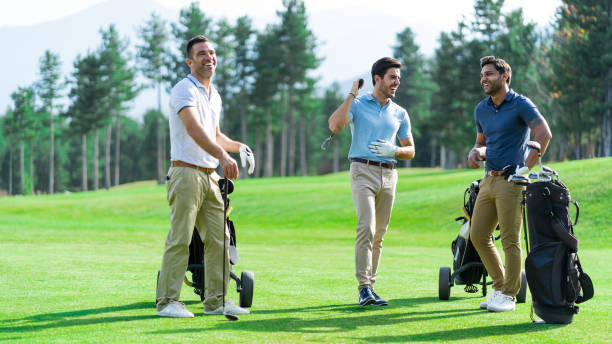 istock Friends Playing Golf on a Beautiful Sunny Day 1170231358