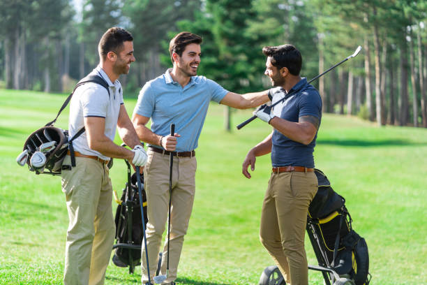 istock Friends Playing Golf on a Beautiful Sunny Day 1170231362