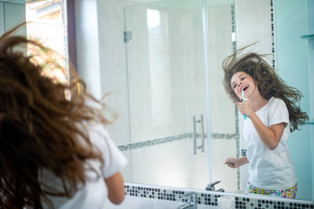 istock Girl joyfully starts the day 1170234416