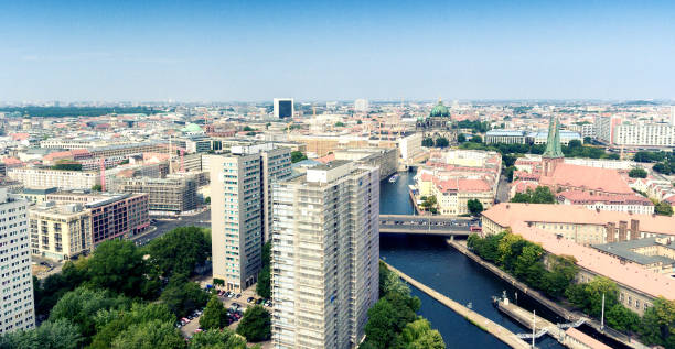 istock Berlin aerial skyline over Spree river, Germany 1170235103