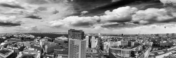 istock Potsdamer Platz, black and white aerial view in Berlin 1170235156