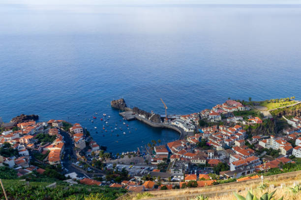 istock Harbor at sea in Madeira 1170236337