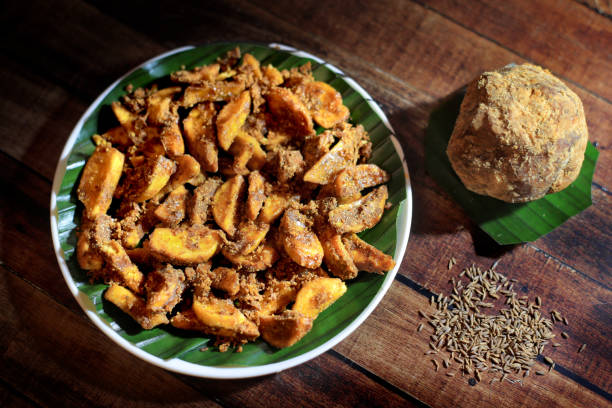 istock Sharkara Varatti or Banana chips with jaggery 1170240245