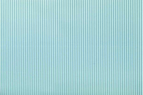 istock Texture of corrugated light blue paper, macro. 1170241547