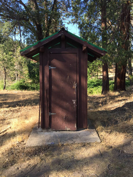 Sequoia Series 2 - Outhouse stock photo