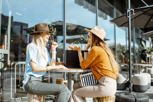 istock Girlfriends at the cafe terrace 1170247587
