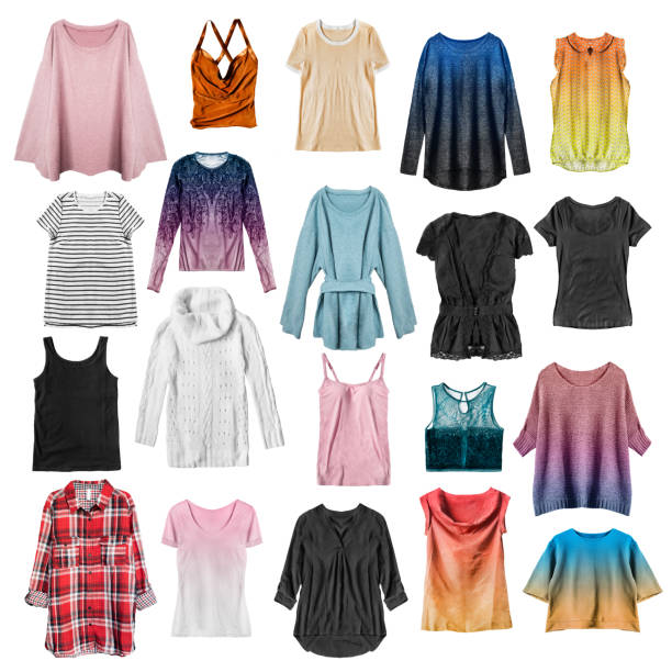 istock Group of shirts isolated 1170252485
